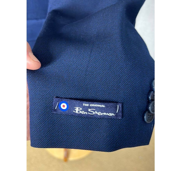 NWOT BEN SHERMAN MEN'S TWO-BUTTON NOTCH LAPEL JACKET SIZE 42R - Picture 3 of 6